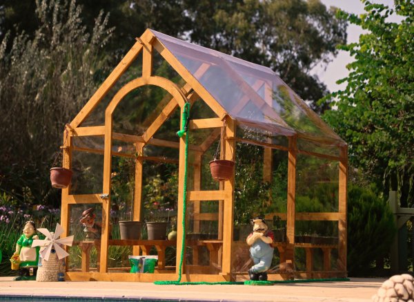 Green House, Wood Greenhouse