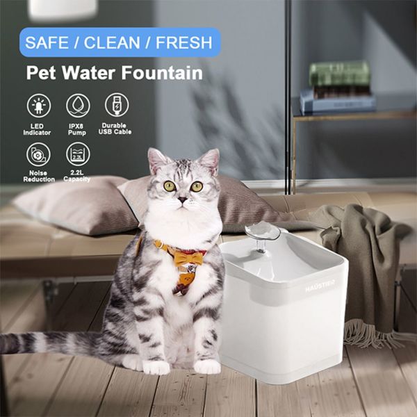 Otomatik Kedi Köpek Su Sebili Su Şelalesi Su Pınarı Otomatik Su Filtrelemeli Ultra Sessiz