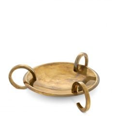 Platter belvair brass 56x14.5 cm | Meyvelik - Obje