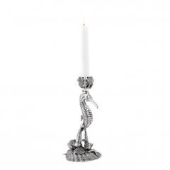 Candle holder la mer 15x12.5x26.5 cm | Nikel Deniz Atı Şamdan