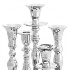 Candle holder rosella 22x23.5 cm | Nikel 5 Kollu Şamdan - Mumluk