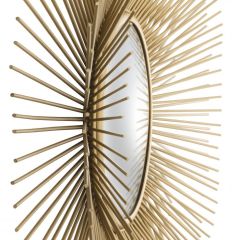 Mirror solaris S gold finish | convex mirror ø 61 x D. 8 cm | Duvar Aynası