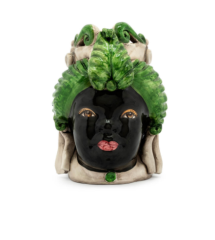 Vase moro lady small chic green 19x9 cm | Heykel - Vazo