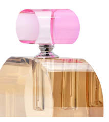 Perfume Bottle Sector Amber-Pink 16x4x15 cm | Kristal Şişe - Esanslık