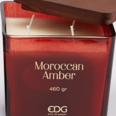 Candle Moroccan Amber H:11,5 cm 460 gr | Kokulu Mum