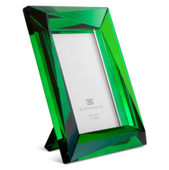 Picture Frame Obliquity Green  | Kristal Resim Çerçevesi