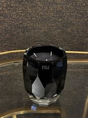 Onno Jewel Black Crystal Candle - M 10X12 cm | Kokulu Mum