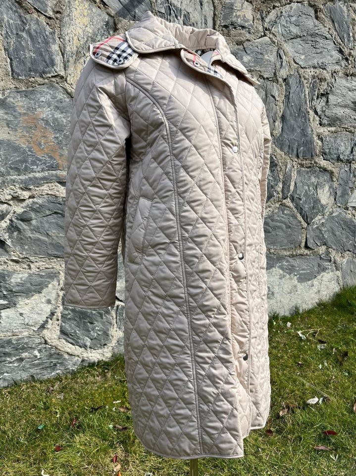 EKOSE 105 CM AÇIK BEJ MEVSİMLİK KAPİTONE MONT