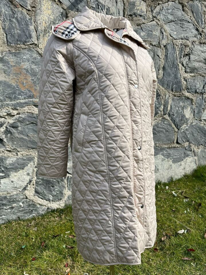 EKOSE 105 CM AÇIK BEJ MEVSİMLİK KAPİTONE MONT