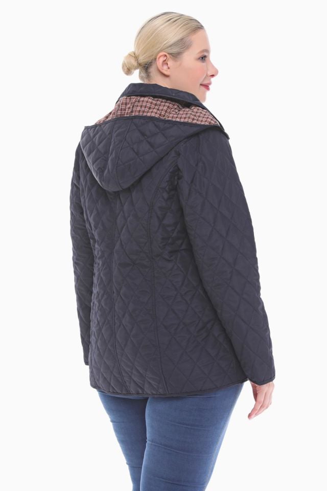 EKOSE 75 CM LACİVERT MEVSİMLİK KAPİTONE MONT