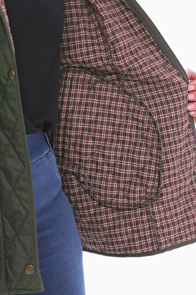 EKOSE 75 CM HAKİ MEVSİMLİK KAPİTONE MONT