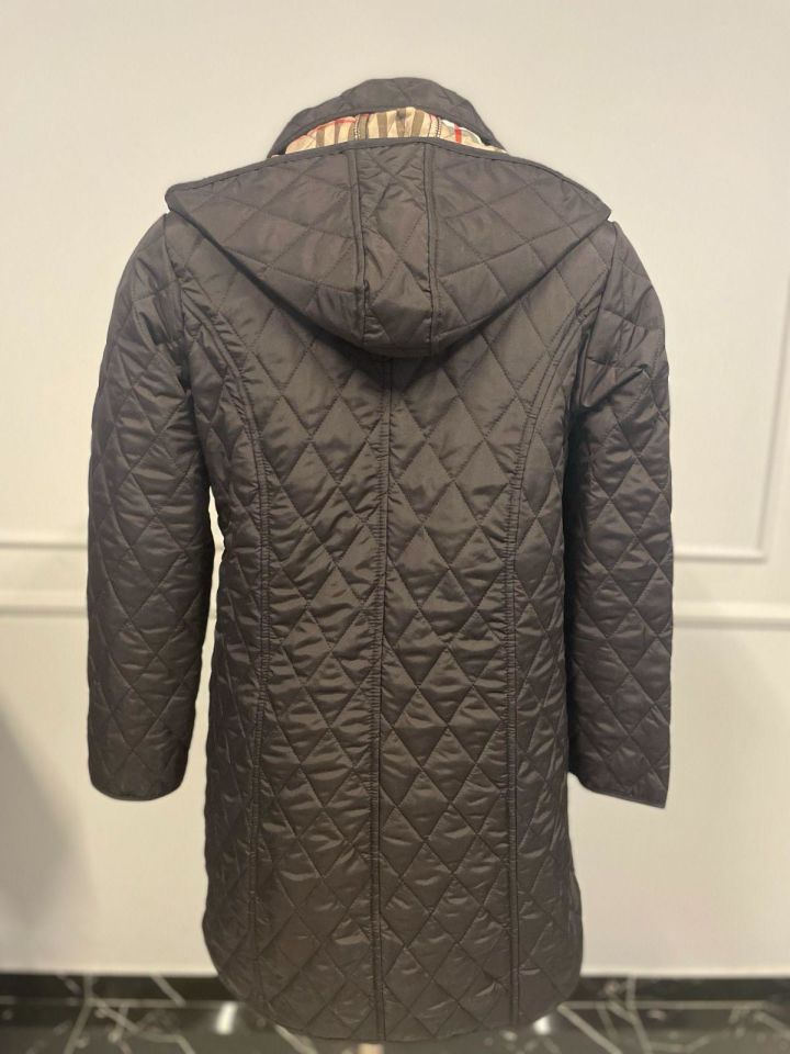 EKOSE 95 CM SİYAH MEVSİMLİK KAPİTONE MONT