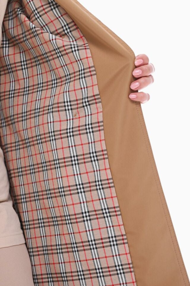 DÜĞMELİ VİZON KRUVAZE TRENÇKOT