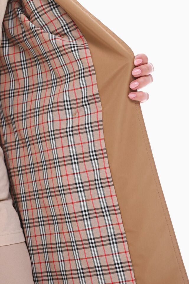 DÜĞMELİ VİZON KRUVAZE TRENÇKOT