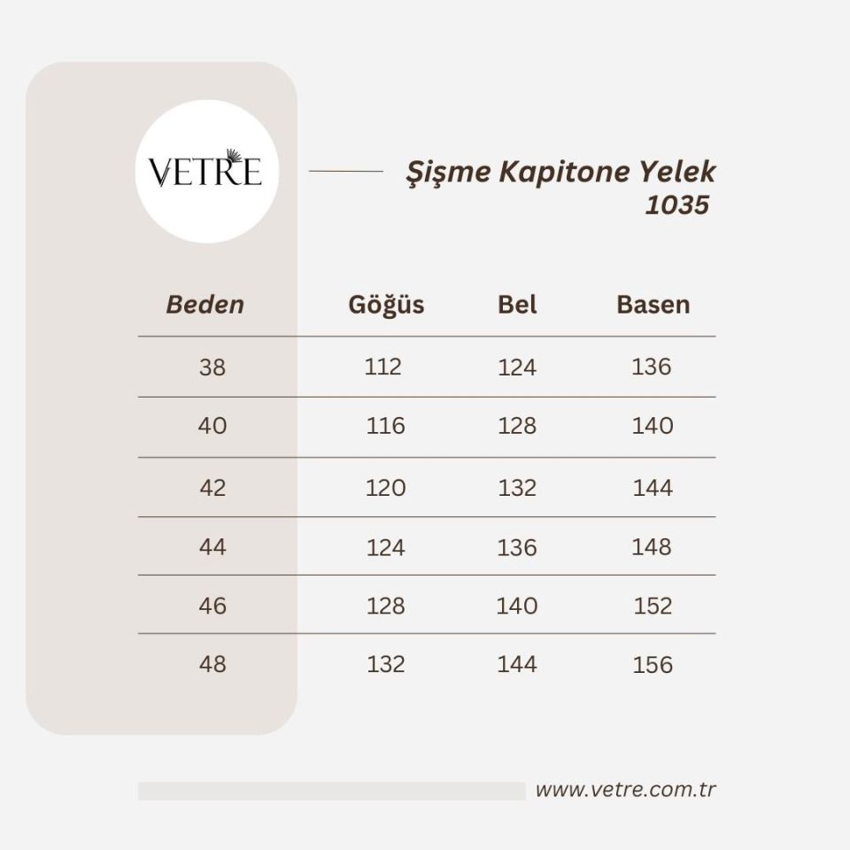 ŞİŞME AÇIK BEJ KAPİTONE YELEK