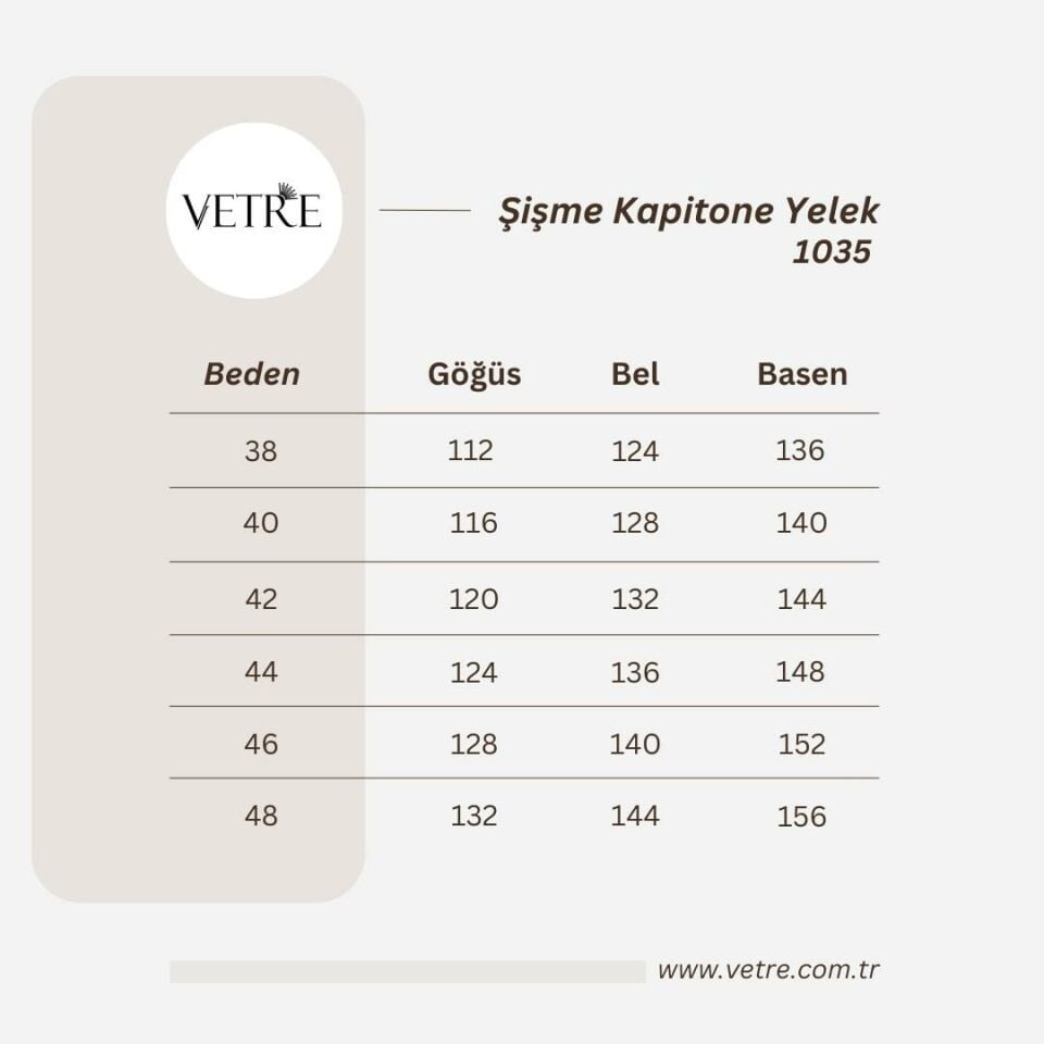ŞİŞME AÇIK BEJ KAPİTONE YELEK