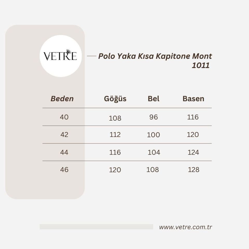 POLO YAKA LACİVERT KISA KAPİTONE MONT