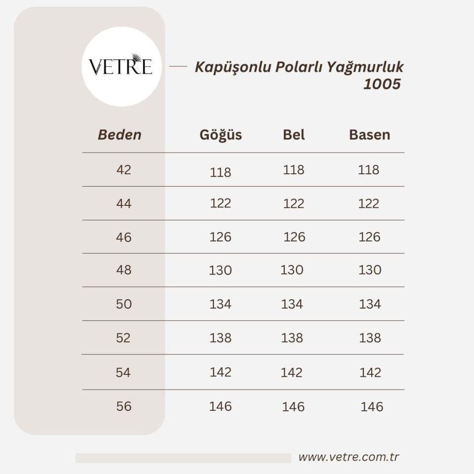KAPÜŞONLU VİZON İÇİ POLARLI YAĞMURLUK
