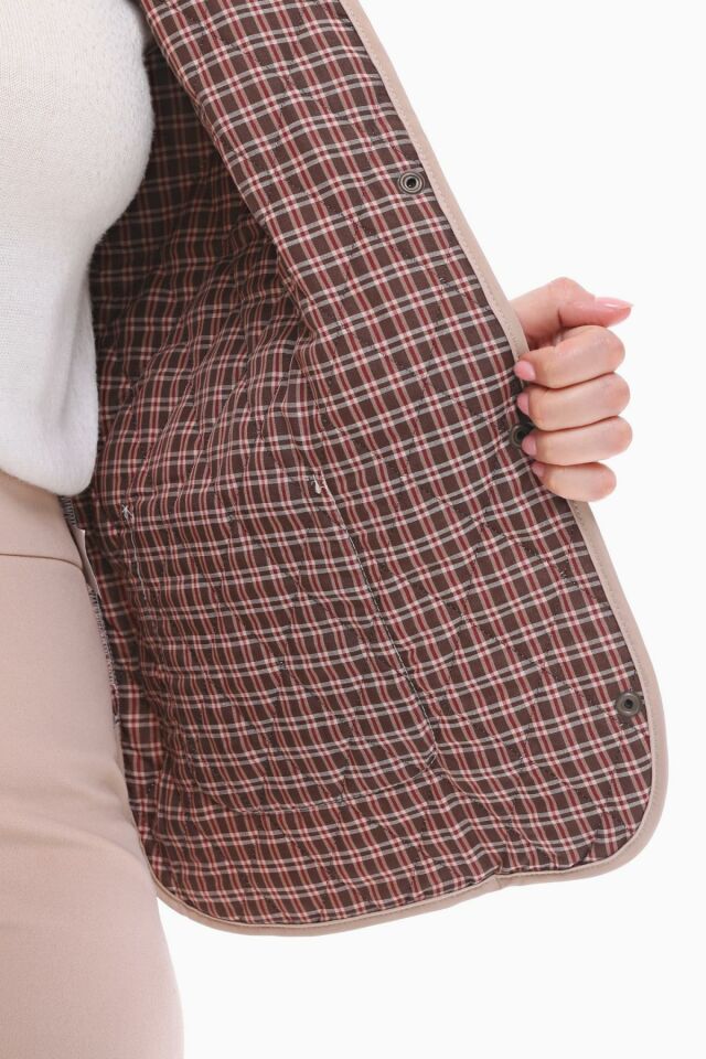 EKOSE AÇIK BEJ KAPİTONE YELEK