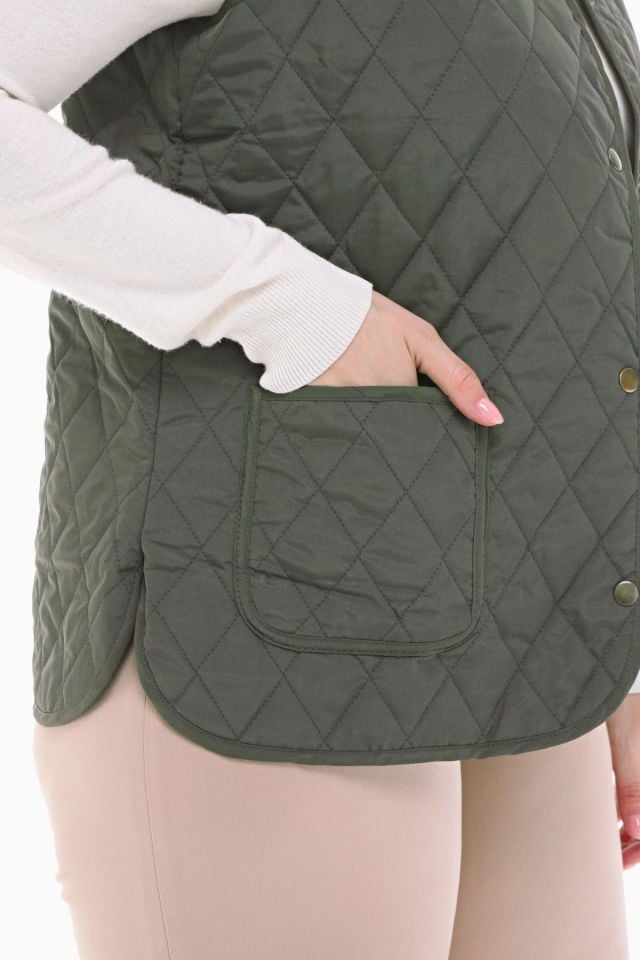 EKOSE HAKİ KAPİTONE YELEK