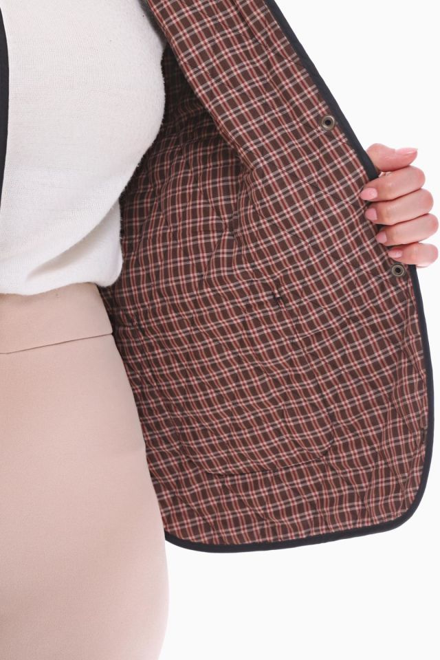 EKOSE SİYAH KAPİTONE YELEK