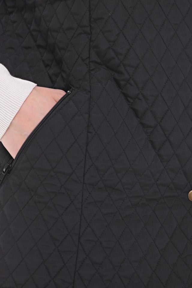 POLO YAKA SİYAH KAPİTONE YELEK