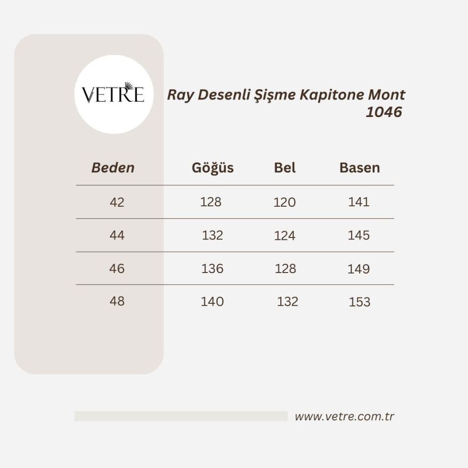 RAY DESENLİ SİYAH ŞİŞME MONT