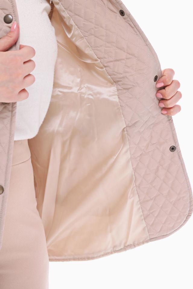 POLO YAKA AÇIK BEJ KAPİTONE YELEK