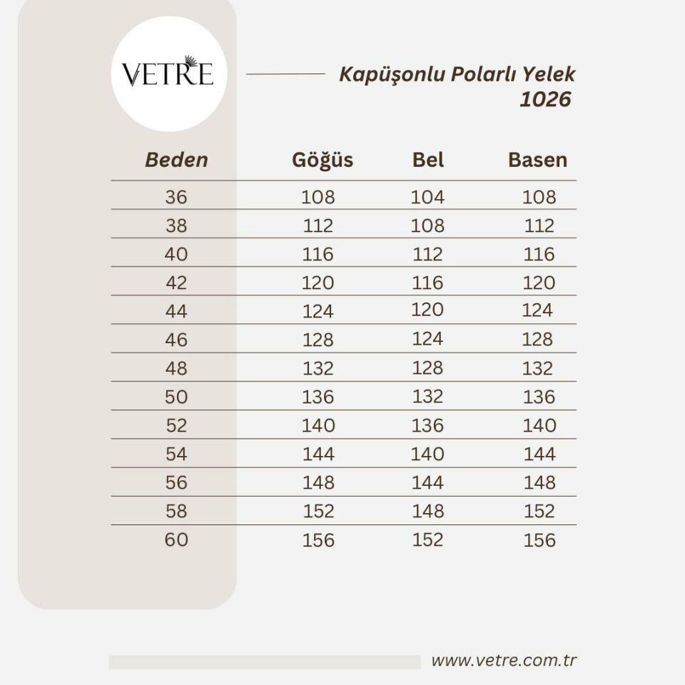 KAPÜŞONLU BEYAZ İÇİ POLARLI YELEK
