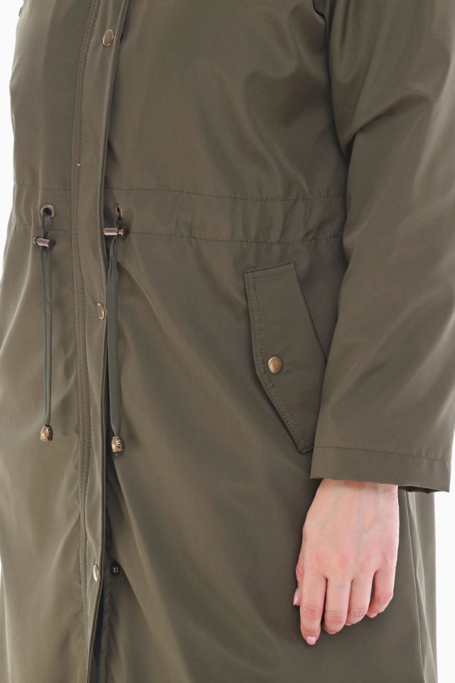 İÇİ KÜRKLÜ HAKİ UZUN MONT