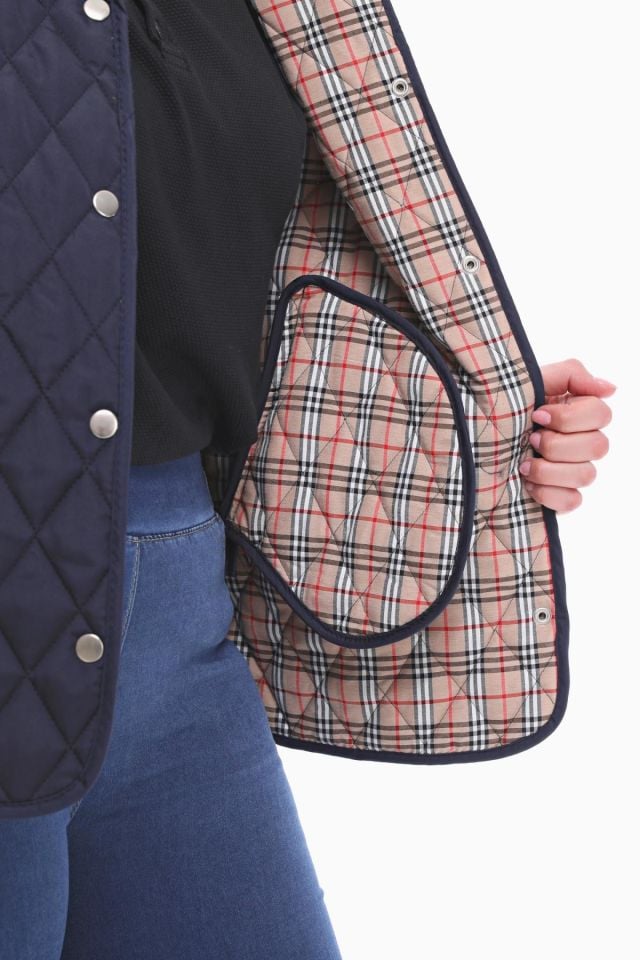 Vetre BB Lacivert Mevsimlik Kapitone Mont