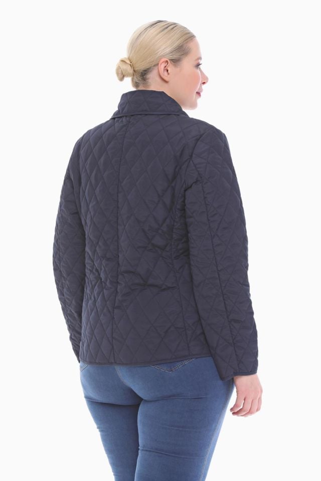 Vetre BB Lacivert Mevsimlik Kapitone Mont