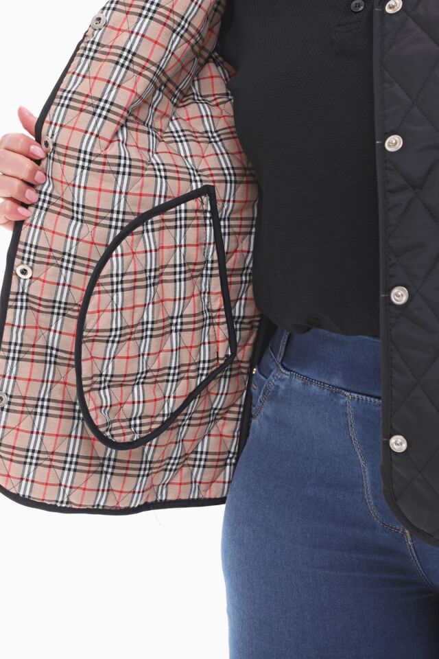 Vetre BB Siyah Mevsimlik Kapitone Mont