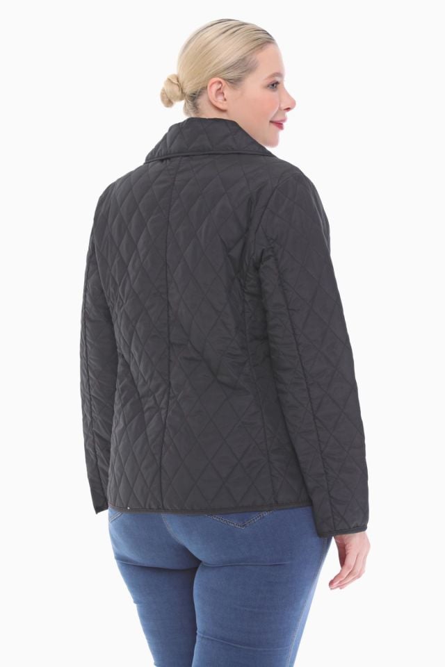 Vetre BB Siyah Mevsimlik Kapitone Mont