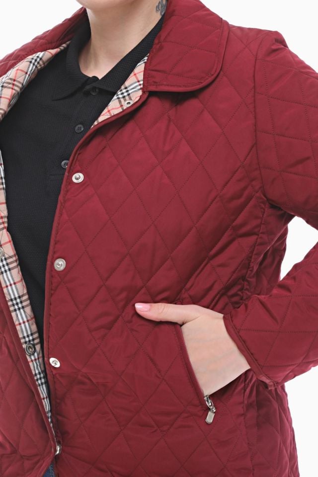 Vetre BB Bordo Mevsimlik Kapitone Mont 1039