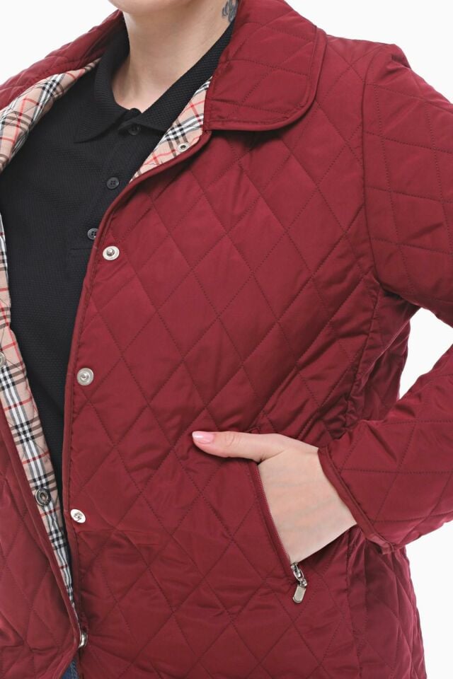 Vetre BB Bordo Mevsimlik Kapitone Mont 1039