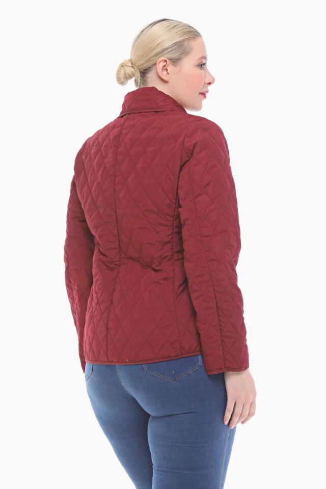 Vetre BB Bordo Mevsimlik Kapitone Mont 1039