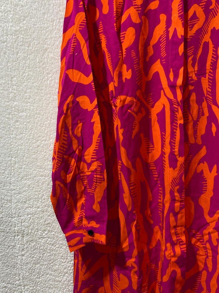 Vetre Turuncu Zebra Desen Pembe Gömlek 2010