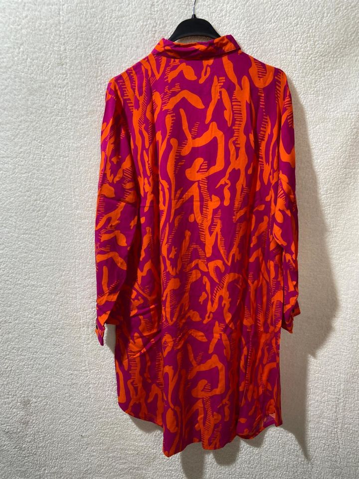 Vetre Turuncu Zebra Desen Pembe Gömlek 2010