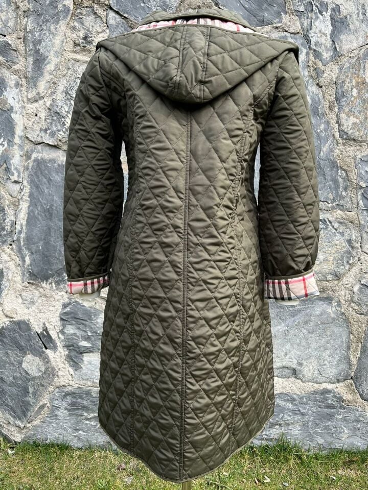 EKOSE 105 CM HAKİ MEVSİMLİK KAPİTONE MONT