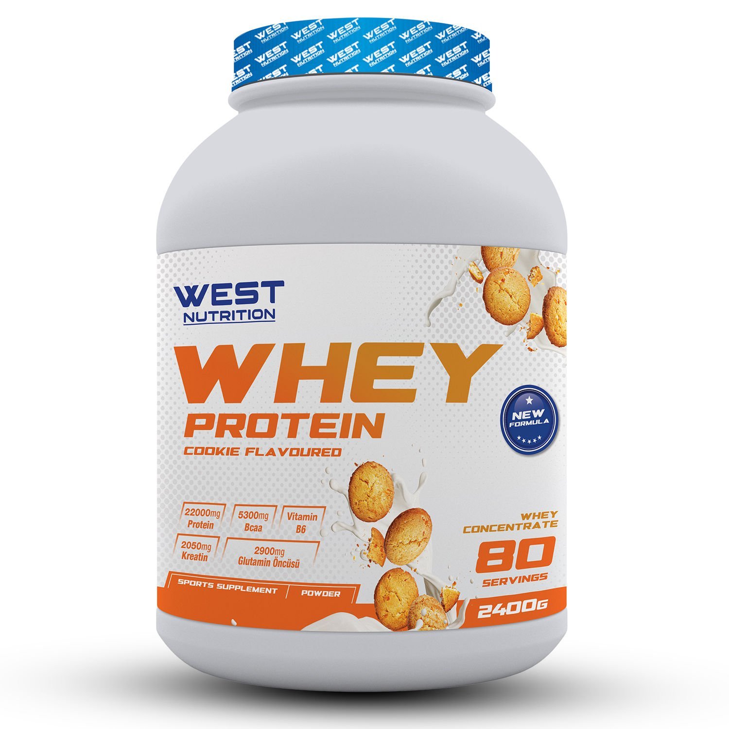 Whey Protein Tozu 2400 gr 80 Servis