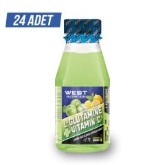L-Glutamin + Vitamin C içeceği 250 ml 24 Adet