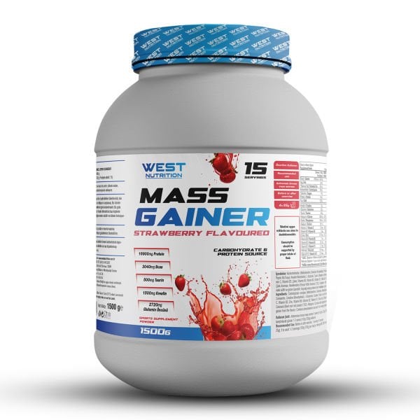 Mass Gainer Karbonhidrat Tozu 1500 gr 15 Servis