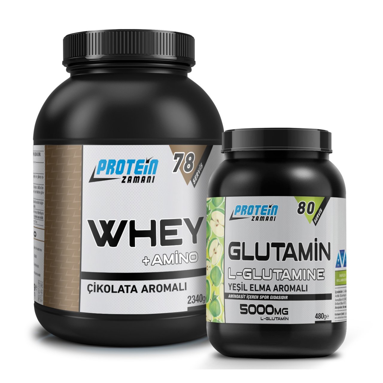 Whey + Amino Protein Tozu + L-Glutamin Paketi