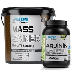 Mass Gainer 6000 gr + L-Arjinin 480 gr Paketi