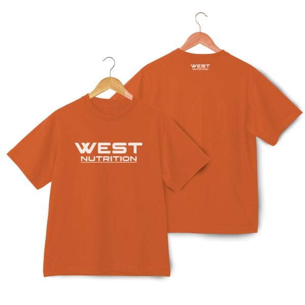 West Nutrition Logo Baskılı T-Shirt Oversize