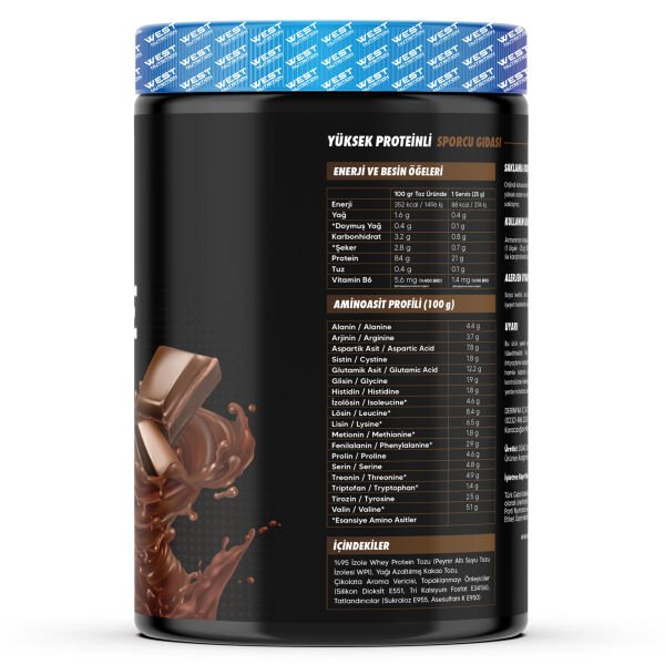 İzole Whey WPI Protein Tozu 750 gr