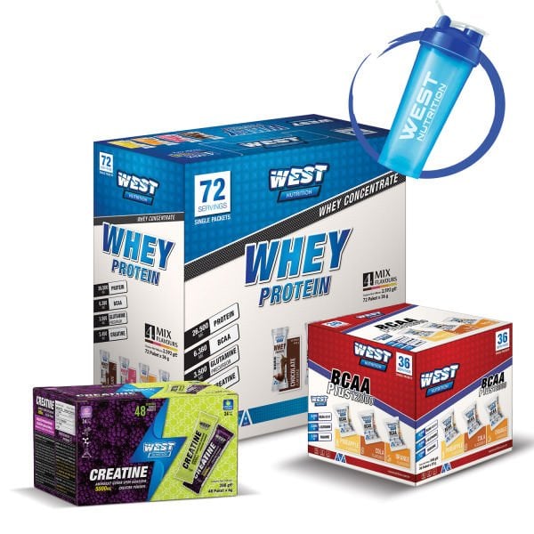 Whey Protein Tozu Saşe - Bcaa Plus Saşe - Kreatin Paketi