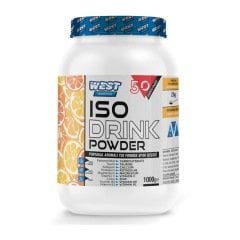 ISO Drink Powder İzotonik Toz Spor İçeceği 50 Servis 1000 g Portakal Aromalı