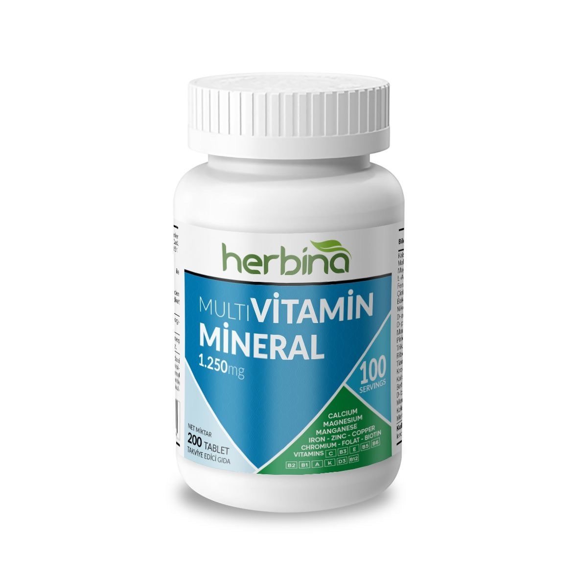 Multivitamin Mineral 200 Tablet